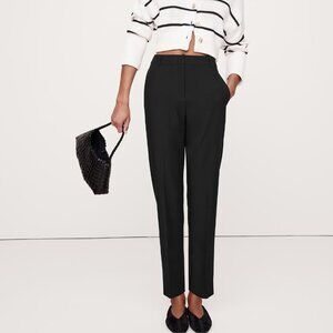 NWT 4P Black Banana Republic High Rise Modern Slim Refined Ankle Pant Dress Pant